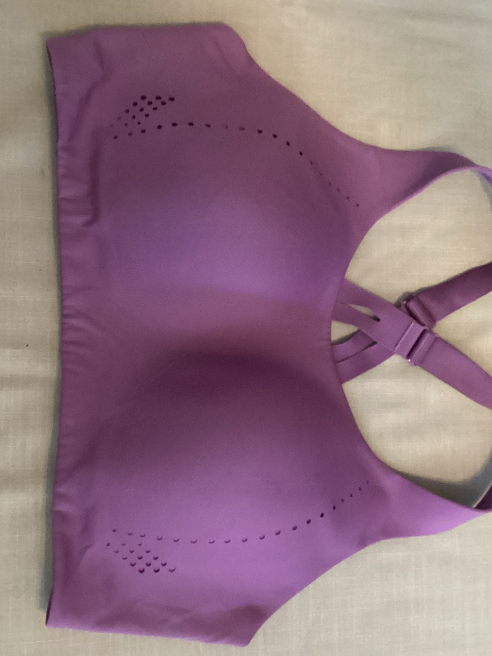 lululemon athletica Purple Seamless Support Sports Bra